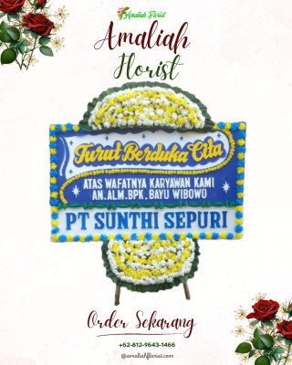 Papan Bunga Duka di Gerendeng