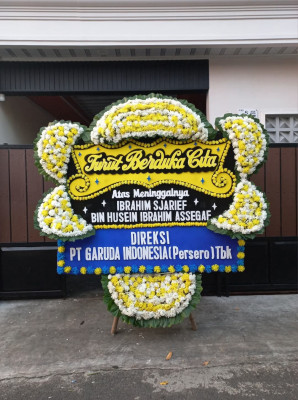 Papan Bunga Duka di Gerendeng