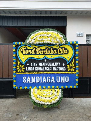 Papan Bunga Duka di Gerendeng